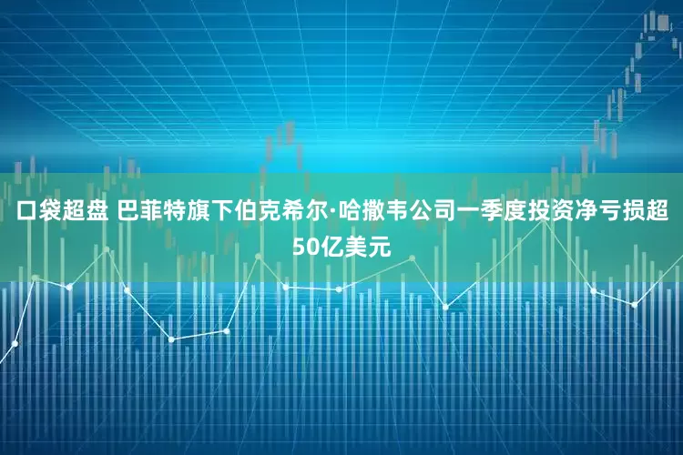 口袋超盘 巴菲特旗下伯克希尔·哈撒韦公司一季度投资净亏损超50亿美元