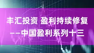 丰汇投资 盈利持续修复——中国盈利系列十三